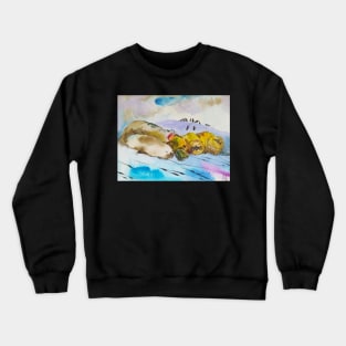 Seal watercolor hand drawn Crewneck Sweatshirt